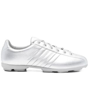 adidas Y-3 Trainer With-Tone Details Calf Leather: 100. Trainers - White