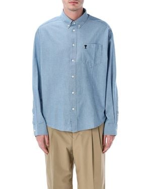 Ami Paris Chambrai Shirt - Blue