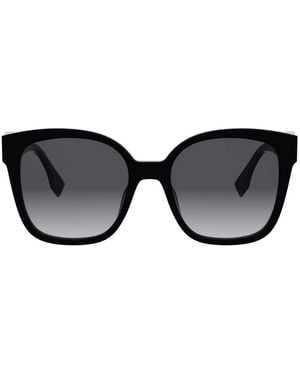 Fendi Ff Diamonds Acetato Sunglasses - Black