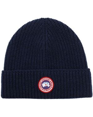 Canada Goose Rib Toque Hat - Blue