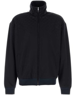 Gucci Midnight Tech Jersey Sweatshirt - Blue