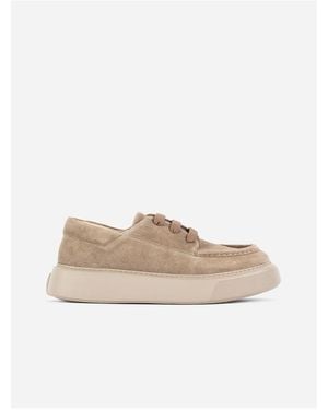 Referenc Tahoe Suede Sneaker - White