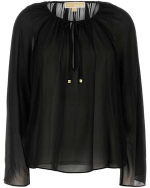 MICHAEL Michael Kors Georgette Blouse - Black
