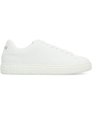 Versace Greca Trainers - White