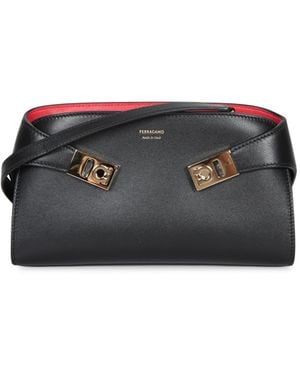 Ferragamo Hug Cb Soft Handbag - Black