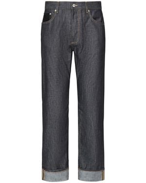 Bottega Veneta Wide Leg Jeans - Gray