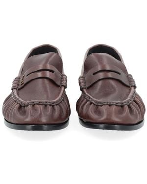 Saint Laurent Loafers Le Loafer Calf Leather - Brown