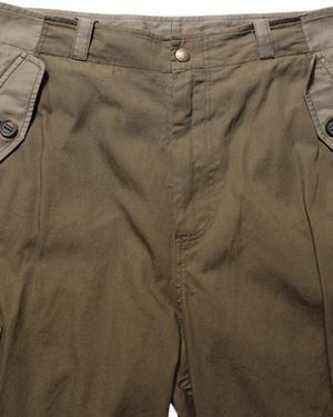 Dolce & Gabbana Mid Waist Straight Cargo Trouser Trousers Cotton Elastane - Green