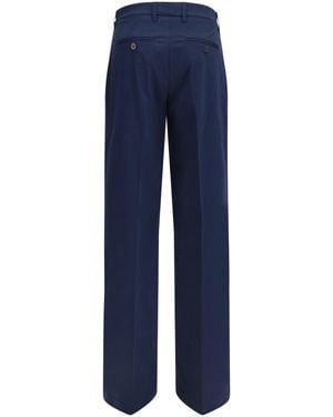 True Royal Niki Pants Cotton; Elastane - Blue