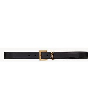 Saint Laurent Saint Laurent Sl Belt - White