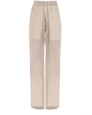 Rick Owens Dietrich Pants Cupro Pants - Natural