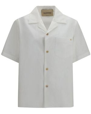 Valentino Cotton Shortsleeve Shirt - Grey