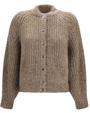 Brunello Cucinelli Brown Cashmere Cardigan