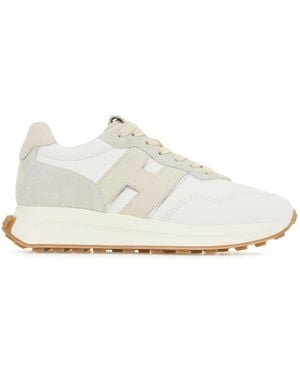 Hogan Leather H641 Trainers - White