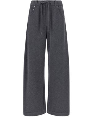 Brunello Cucinelli Cotton Joggers - Grey