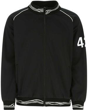 Fourtwofour On Fairfax Polyester Bomber Jacket - Black