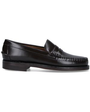 Sebago Flat Shoes Leather - Black