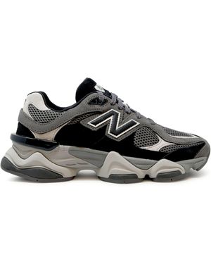 New Balance Suede Mesh Sneaker - Black