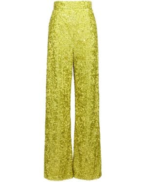 Ermanno Scervino Polyamide Fla Pants - Yellow