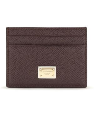 Dolce & Gabbana Dolce & Gabbana Leather Cardholder - Purple