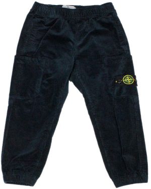 Stone Island Trousers 75Co 24Ly 1Ea - Blue