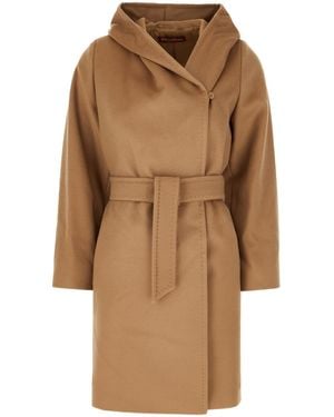 Max Mara Camel Wool Coat - Brown