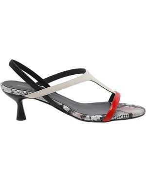 Ángel Alarcón With Heel Calf Leather/Rubber Sole - Red
