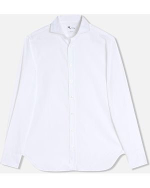 Doppiaa Aalassio French Collar Oxford Shirt - White