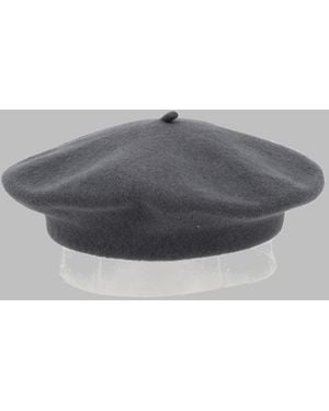 Maison Margiela Wool Beanie Hat - Grey