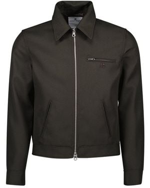 Courreges Signature Retro Twill Jacket - Black