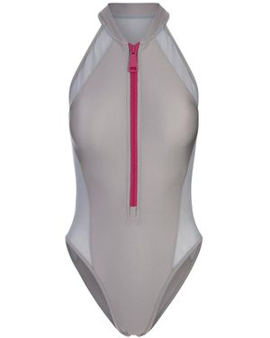 Khrisjoy Kj Glittery Bodysuit - Gray