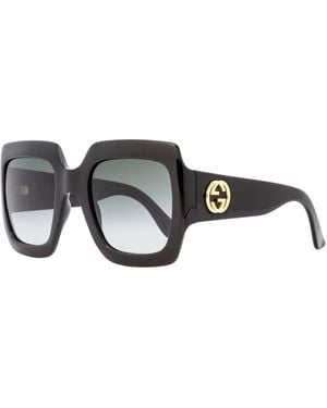 Gucci Square Sunglasses Gg0053Sn 001 54Mm 0053 Plastic (Acetate) - Black