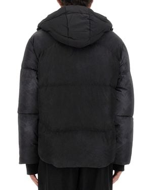 JG1 Oversize Jacket With Zip Shell: Nylon - Black