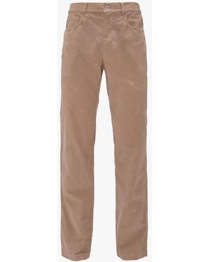 JW Anderson Corduroy Straight Leg Pants - Natural
