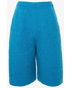 JW Anderson Knitted Bermuda Shorts - Blue