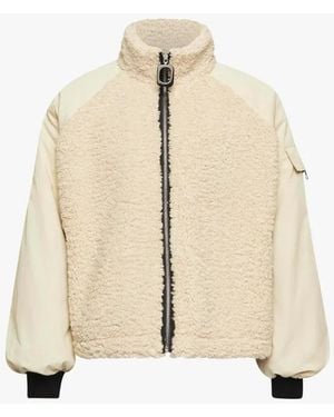 JW Anderson Color Block Fleece Track Top - Natural