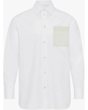 JW Anderson Contrast Patch Pocket Shirt - White