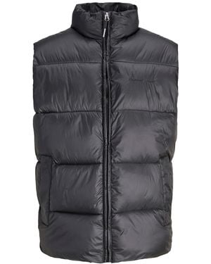 Jack & Jones High Stand-Up Collar Jacket - Grey