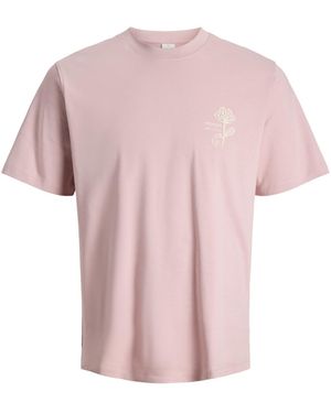 Jack & Jones Relaxed Fit T-Shirt - Pink