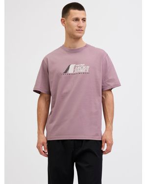 Jack & Jones Relaxed Fit T-Shirt - Purple