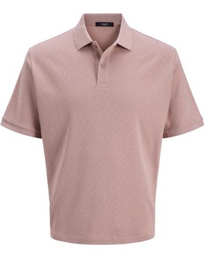 Jack & Jones Standard Fit Polo - Pink