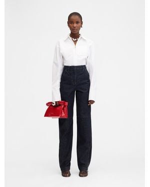 Jacquemus The De-Nîmes Denim Cargo Pants - White