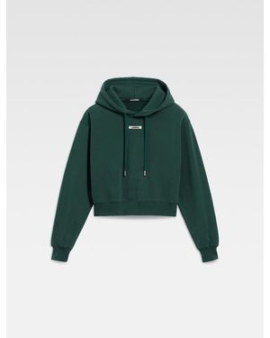 Jacquemus The Gros Grain Hoodie - Green