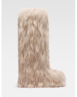 Jacquemus The Yeti Moon Boot - Natural