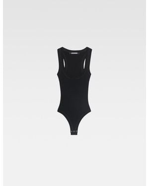 Jacquemus Der Gros Grain Body - Schwarz