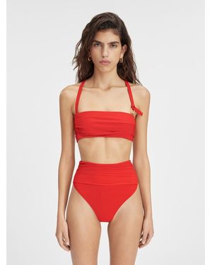 Jacquemus Le Haut De Maillot Drapeado - Rot