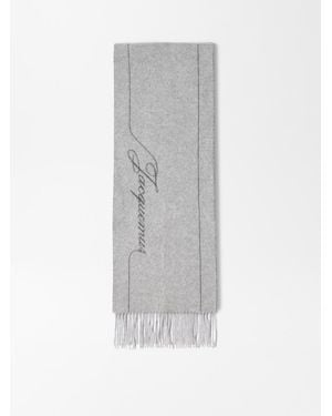 Jacquemus Der Citta Schal - Grey