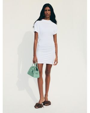 Jacquemus The Mistral Short-Sleeve Dress - White