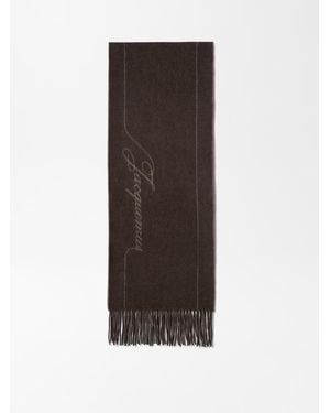 Jacquemus Der Citta Schal - Brown