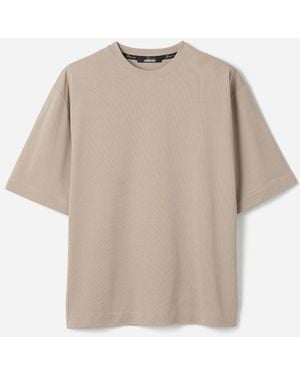 Jacquemus T-Shirt A Maniche Corte Rond Carré - Neutro